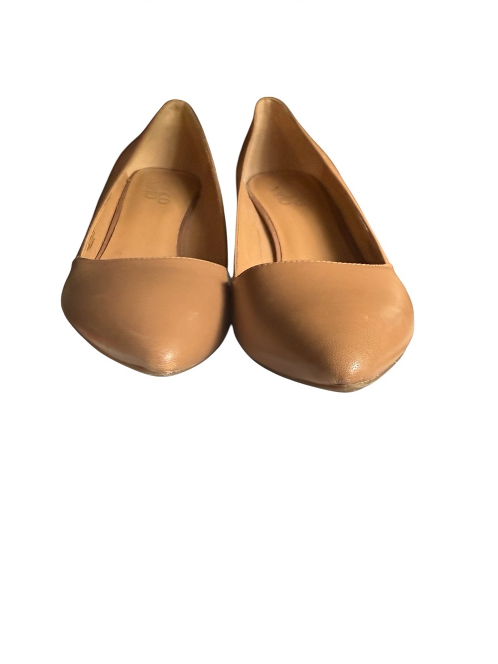 Franco Sarto Wedge Pump - Tan Leather Women's Heels - Picture 8 of 8